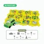 Kids Car Track Puzzle Set - Image 11