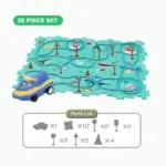 Kids Car Track Puzzle Set - Image 12