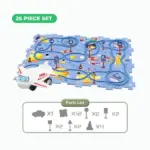 Kids Car Track Puzzle Set - Image 13