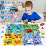 Kids Car Track Puzzle Set - Image 5