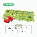 Kids Car Track Puzzle Set - Image 6