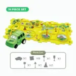 Kids Car Track Puzzle Set - Image 7