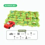 Kids Car Track Puzzle Set - Image 10