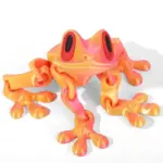 3D Magnetic Frog Figurine – Poseable Jointed Fridge Magnet Decoration - Image 10