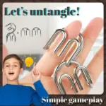 3D Metal Challenge Puzzle Toy - Image 3