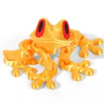 3D Magnetic Frog Figurine – Poseable Jointed Fridge Magnet Decoration - Image 14