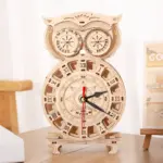 Wooden Owl Clock 3D Puzzle
