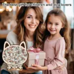 135-Piece Morandi-Colored Dog Shaped Wooden Jigsaw Puzzle - Image 12