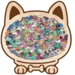 135-Piece Morandi-Colored Dog Shaped Wooden Jigsaw Puzzle - Image 16