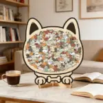135-Piece Morandi-Colored Dog Shaped Wooden Jigsaw Puzzle - Image 4