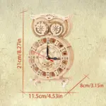Wooden Owl Clock 3D Puzzle - Image 8