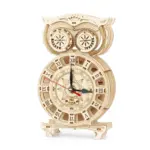 Wooden Owl Clock 3D Puzzle - Image 9