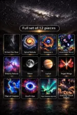Galaxy Star Projector – Dual-Mode Night Light with Interchangeable Projection Discs - Image 12