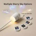 Galaxy Star Projector – Dual-Mode Night Light with Interchangeable Projection Discs - Image 15