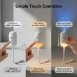 Galaxy Star Projector – Dual-Mode Night Light with Interchangeable Projection Discs - Image 18