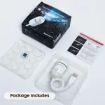 Galaxy Star Projector – Dual-Mode Night Light with Interchangeable Projection Discs - Image 20